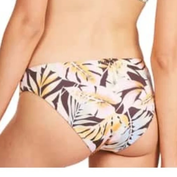 Billabong Swim Postcards From Paradise Lowrider Reversible Bikini Bottoms Large - Picture 4 of 17